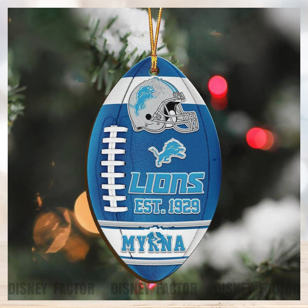 Detroit Lions Ornaments, Nfl Christmas Decorations - Limotees