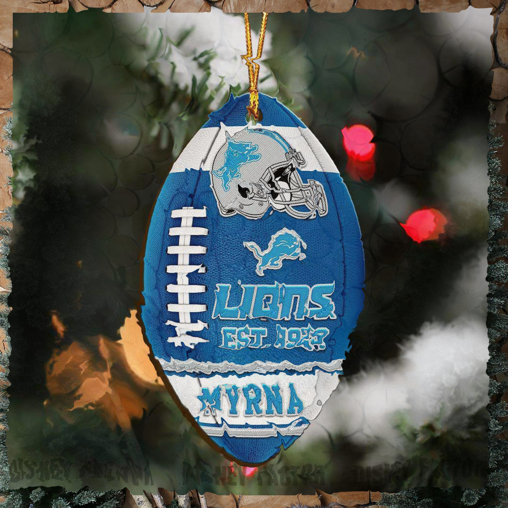 Detroit Lions Ornaments, Nfl Christmas Decorations Detroit Lions Ornaments, Nfl Christmas Decorations