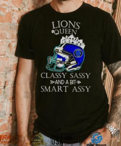 Detroit Lions Queen Classy Sassy And A Bit Smart Assy Helmet shirt