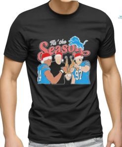 Detroit Lions Tis’ The Season Merry Christmas 2023 Shirt