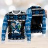 Tampa Bay BuccaneSan Francisco 49ers Football Team Logo Ugly Christmas Sweater AOP Textile Custom Name