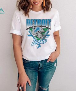 Detroit Lions White Triangle Vintage T Shirt