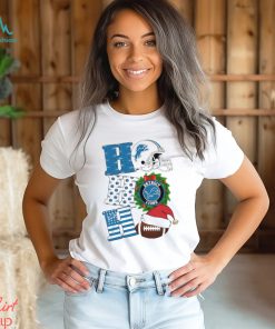 Detroit Lions ho ho ho Merry Christmas Shirt