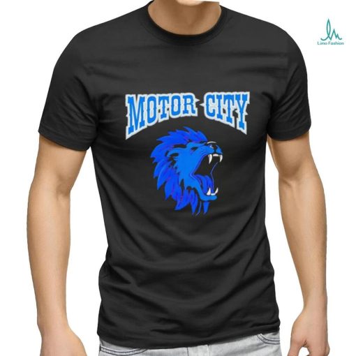 Detroit Lions motor city logo shirt