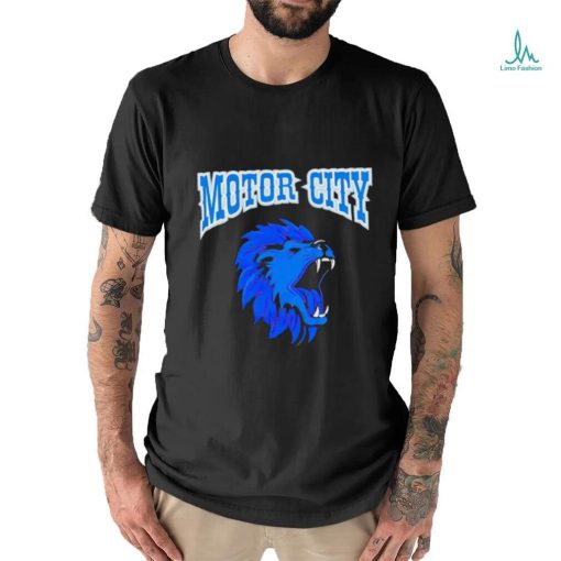 Detroit Lions motor city logo shirt