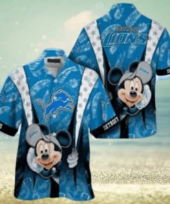 Detroit Lions nfl mickey mouse Hawaiian Shirt custom for fan