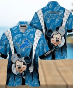 Detroit Lions nfl mickey mouse Hawaiian Shirt custom for fan
