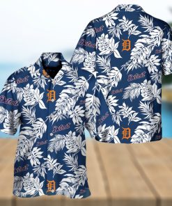 Detroit Tigers Logo Aloha Hawaiian Shirt