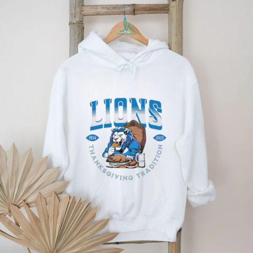 Detroit football 1934 2023 thanksgiving tradition shirt