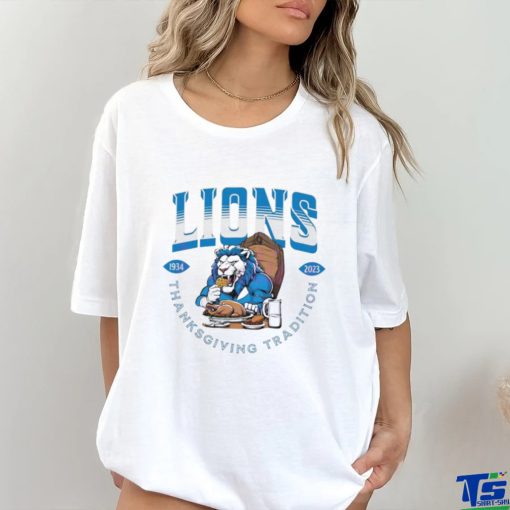 Detroit football 1934 2023 thanksgiving tradition shirt