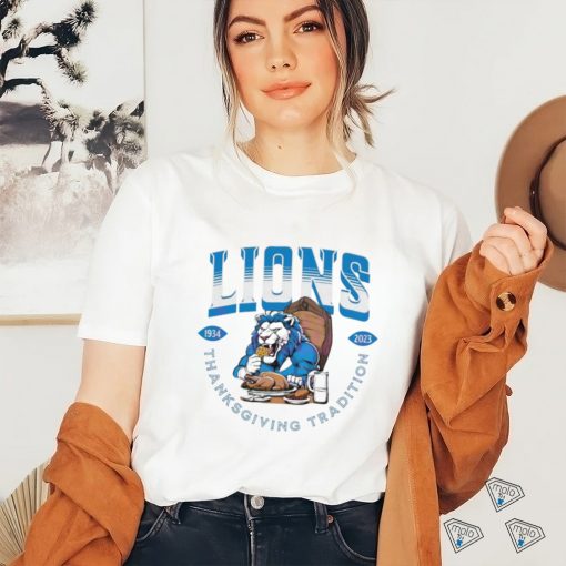 Detroit football 1934 2023 thanksgiving tradition shirt