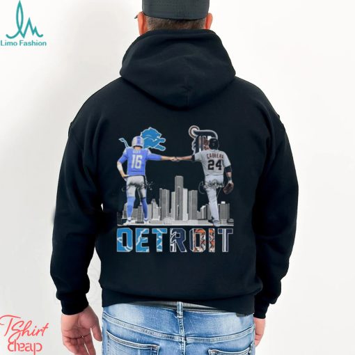 Detroit goff and cabrera skyline signatures 2023 shirt