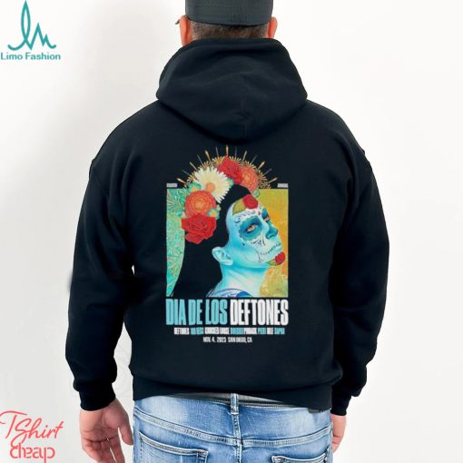 Dia De Los Deftones 2023 La Catrina Admat Mustard shirt