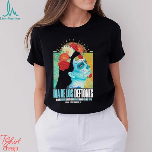 Dia De Los Deftones 2023 La Catrina Admat Mustard shirt