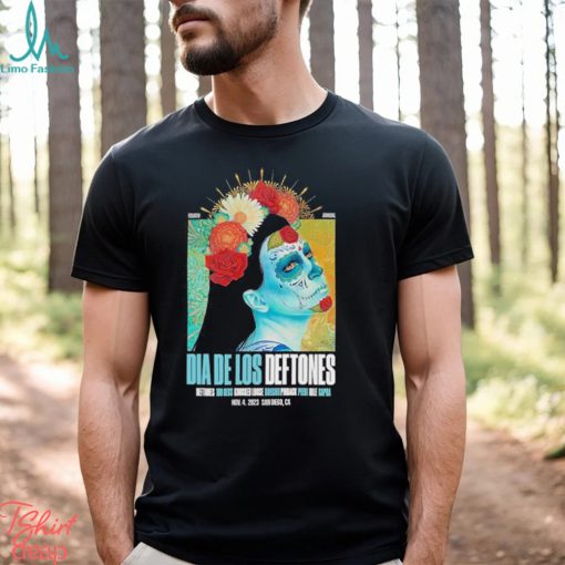 Dia De Los Deftones 2023 La Catrina Admat Mustard shirt