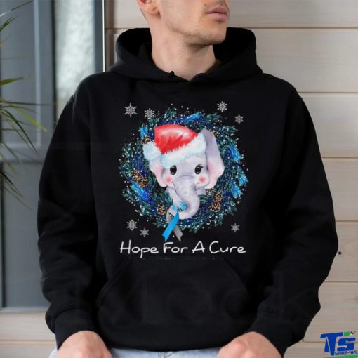 Diabetes Awareness Christmas Elephant Shirt