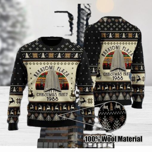 Die Hard Nakatomi Plaza Xmas Party 2023 Ugly Christmas Sweater