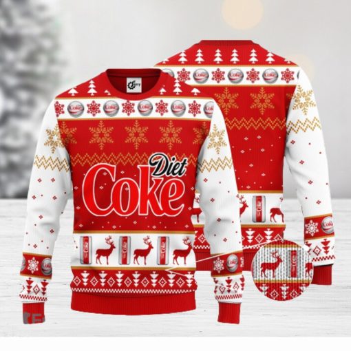 Diet Coke Snowflake Pattern Ugly Christmas Sweater Gift For Christmas