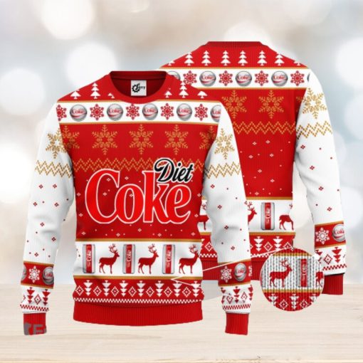 Diet Coke Snowflake Pattern Ugly Christmas Sweater Gift For Christmas