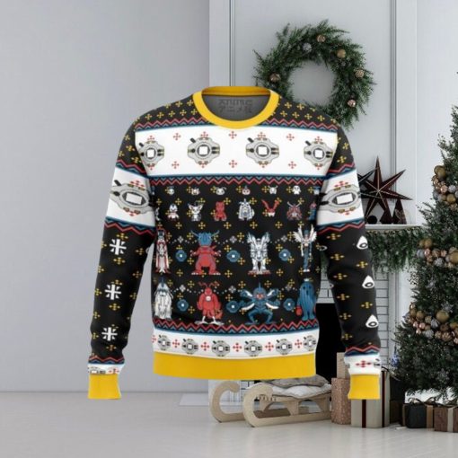 Digimon Sprites Ugly Christmas Sweaters For Men And Women