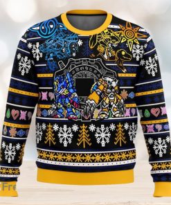 Digimon Ugly Christmas Sweater Funny Gift For Men And Women Fans