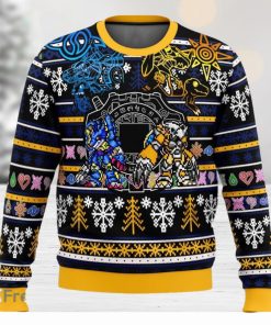 Digimon Ugly Christmas Sweater Funny Gift For Men And Women Fans