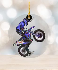 Dirt Bike Personalized Acrylic Ornament