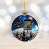 Personalized Piano Flat Acrylic Christmas Ornament