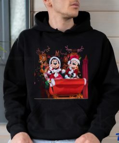 Disney Cartoon Poster Mickey Minnie Christmas shirt