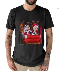 Disney Cartoon Poster Mickey Minnie Christmas shirt