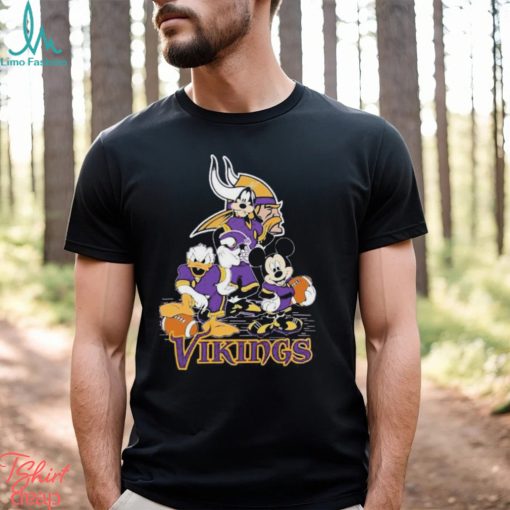 Disney Character Minnesota Vikings Football 2023 Shirt