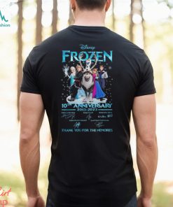 Disney Frozen 10th Anniversary Thanks You For The Memories Shirt