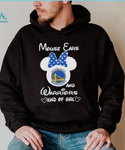 Disney Mickey Mouse Ears and Golden State Warriors Kind Of Girl T Shirt