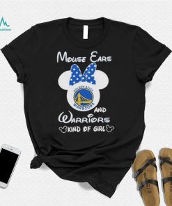 Disney Mickey Mouse Ears and Golden State Warriors Kind Of Girl T Shirt