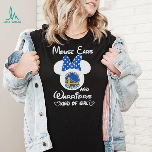 Disney Mickey Mouse Ears and Golden State Warriors Kind Of Girl T Shirt