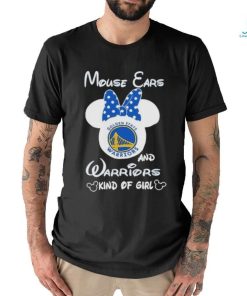 Disney Mickey Mouse Ears and Golden State Warriors Kind Of Girl shirt