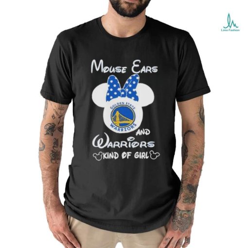 Disney Mickey Mouse Ears and Golden State Warriors Kind Of Girl shirt