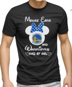 Disney Mickey Mouse Ears and Golden State Warriors Kind Of Girl shirt