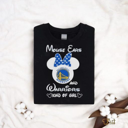 Disney Mickey Mouse Ears and Golden State Warriors Kind Of Girl shirt