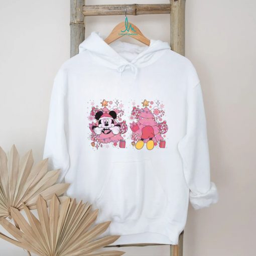 Disney Mickey Pink Christmas Tree shirt