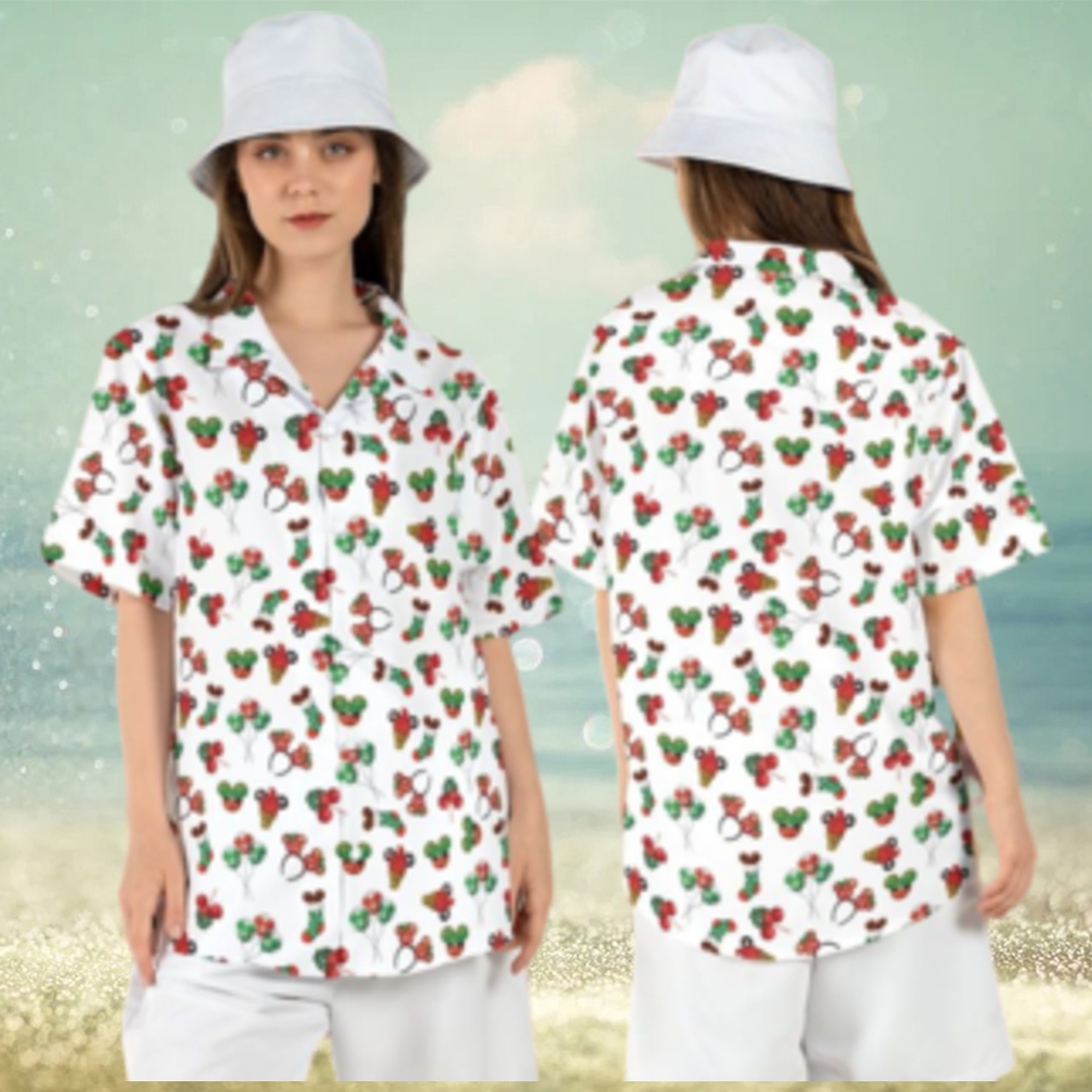 Disneyland Christmas Mickey Balloons Hawaiian Shirts Magic Xmas Theme Park Aloha Disneyland Christmas Mickey Balloons Hawaiian Shirts Magic Xmas Theme Park Aloha