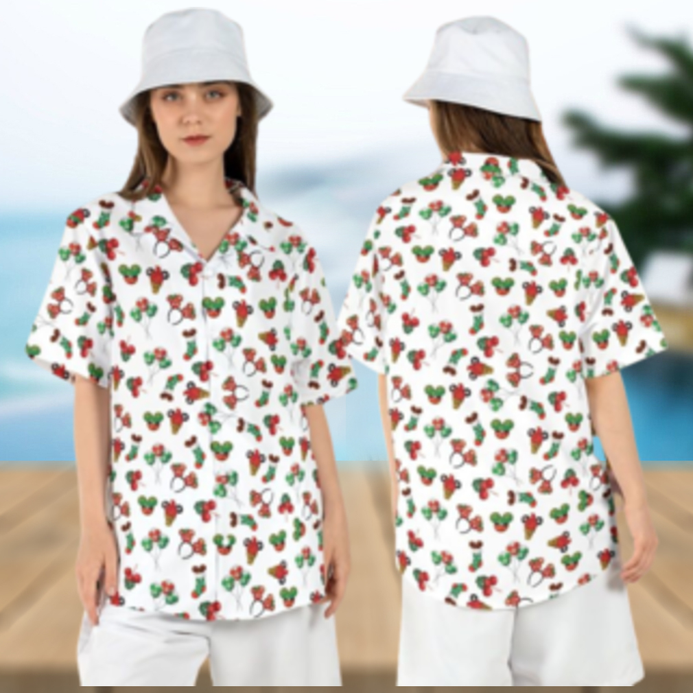 Disneyland Christmas Mickey Balloons Hawaiian Shirts Magic Xmas Theme Park Aloha Disneyland Christmas Mickey Balloons Hawaiian Shirts Magic Xmas Theme Park Aloha