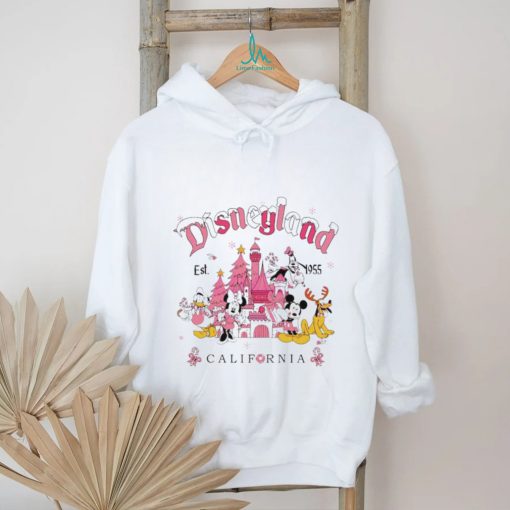 Disneyland Pink Christmas California Est 1955 shirt