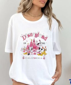 Disneyland Pink Christmas California Est 1955 shirt