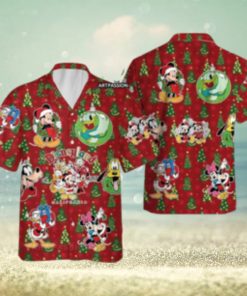 Disneyland Retro Hawaiian Shirts Mickey Friends Disney Christmas Hawaii Theme