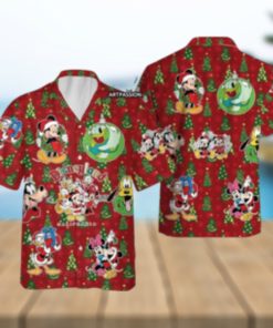 Disneyland Retro Hawaiian Shirts Mickey Friends Disney Christmas Hawaii Theme