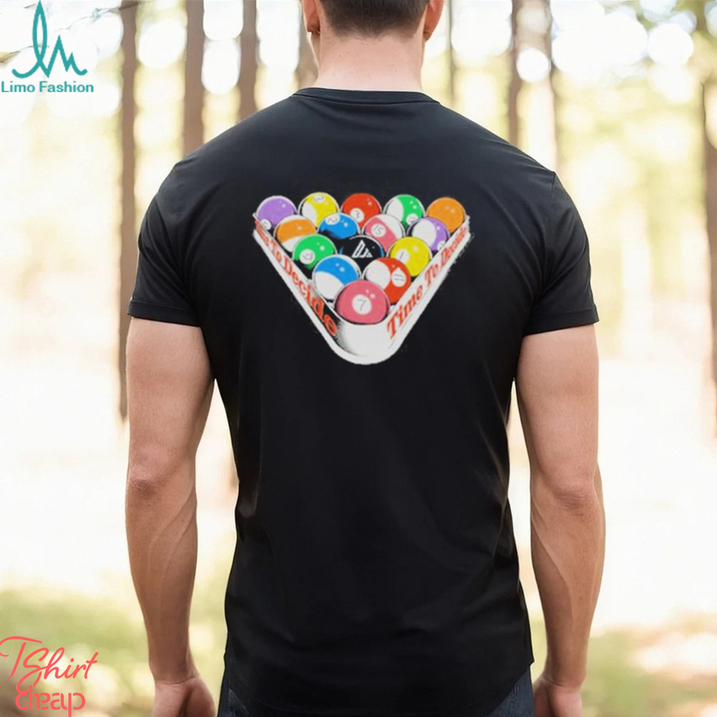 Djo Music Time To Decide Billiard Balls T Shirt Djo Music Time To Decide Billiard Balls T Shirt