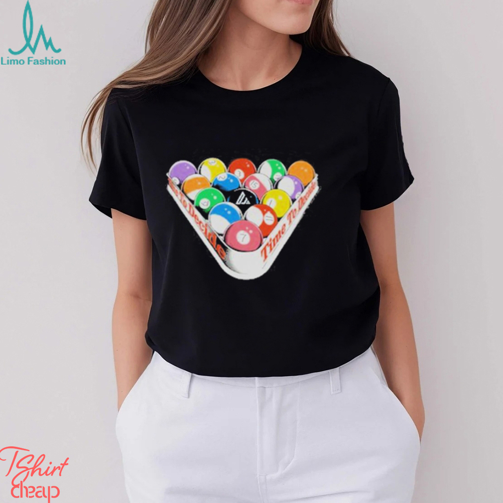 Djo Music Time To Decide Billiard Balls T Shirt Djo Music Time To Decide Billiard Balls T Shirt