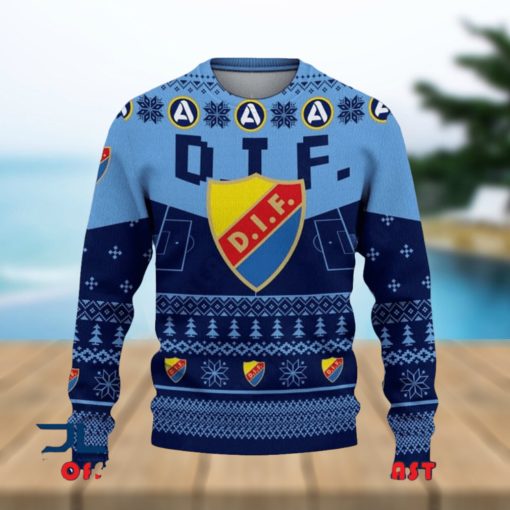 Djurgårdens IF Fotbollsförening Allsvenskan Sweden Ugly Sweater Christmas