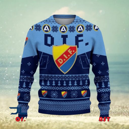 Djurgårdens IF Fotbollsförening Allsvenskan Sweden Ugly Sweater Christmas